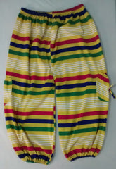 Multi Colored Stripes on Yellow Colored Legging